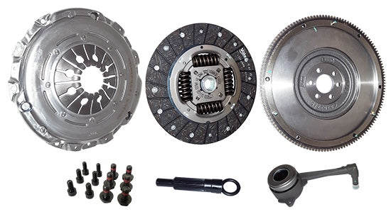 KIT DE CLUTCH NAK02-017SMF (6 VEL, VERSION MEJORADA A VOLANTE SOLIDO)