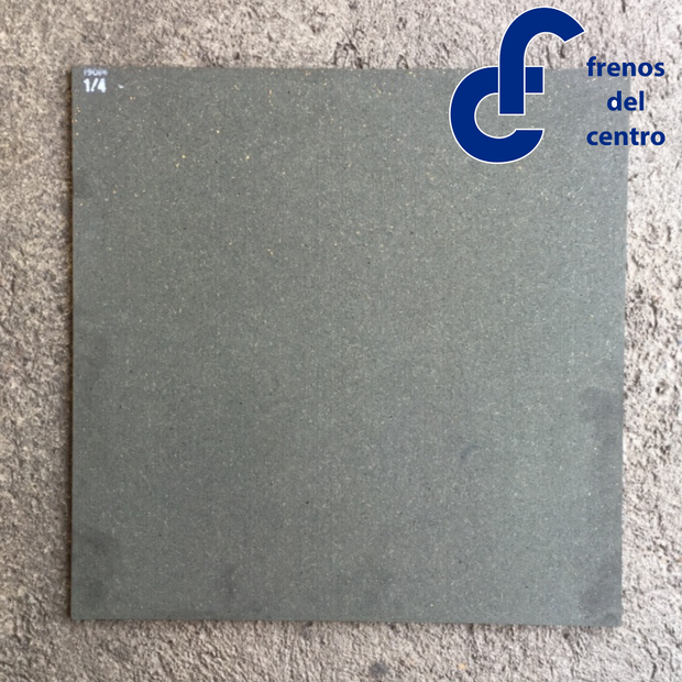 BALATA EN LAMINA (PLACA) NEGRA Y/O GRIS 22"X22" (558.8x558.8mm)